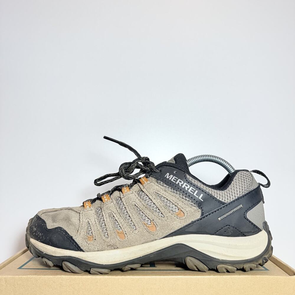 Merrell Mens Size 9 Crosslander Vent Gray Brown Hiking Trail Sneaker Shoes